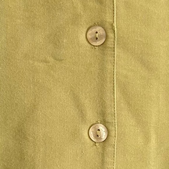 Alfred Dunner Size 16 Rayon/Polyester Green & Black Button Top Floral Embroidery - Picture 7 of 12